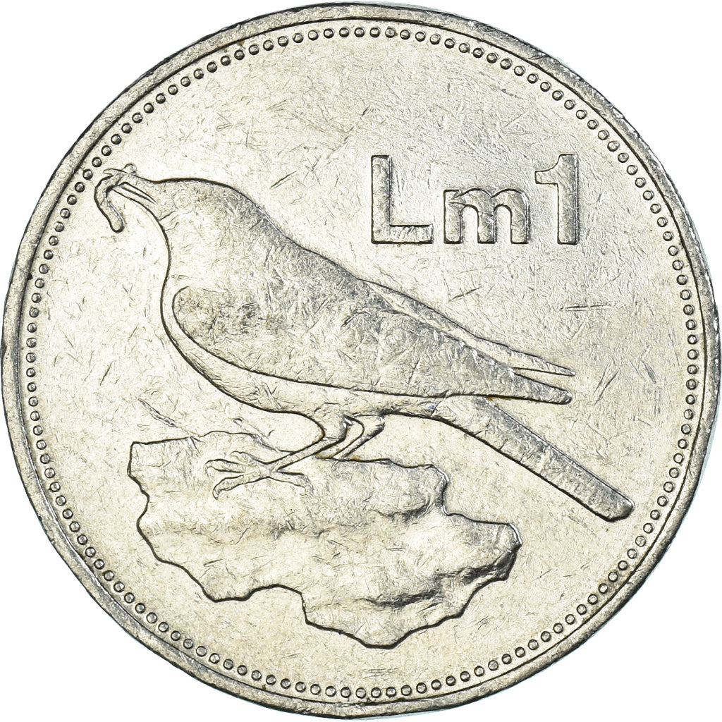 Coin, Malta, Lira, 1986