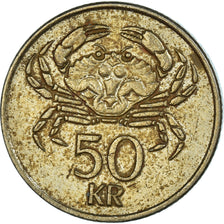 Moneta, Islanda, 50 Kronur, 1992