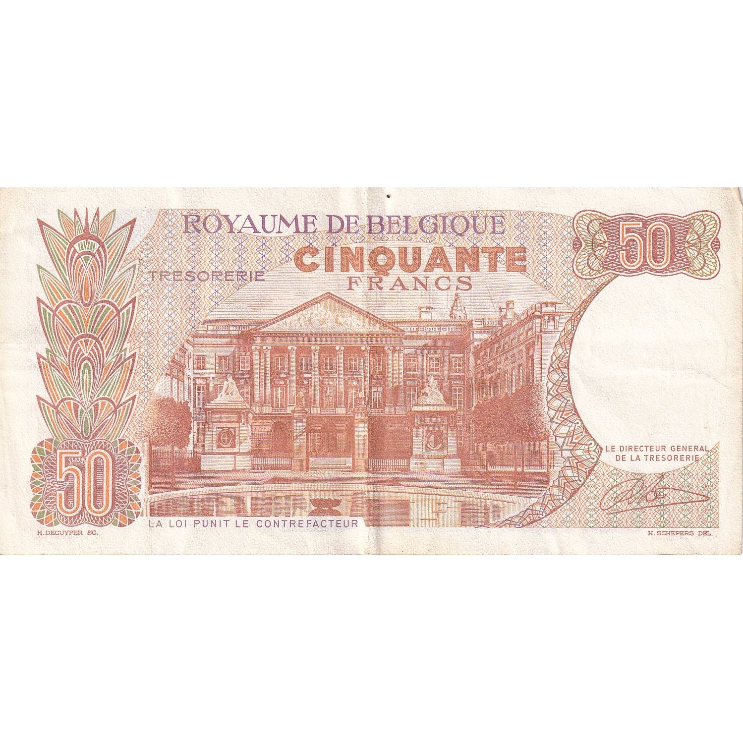 Belgique, 50 Francs, 1966, 1966-05-16, KM:139, TTB