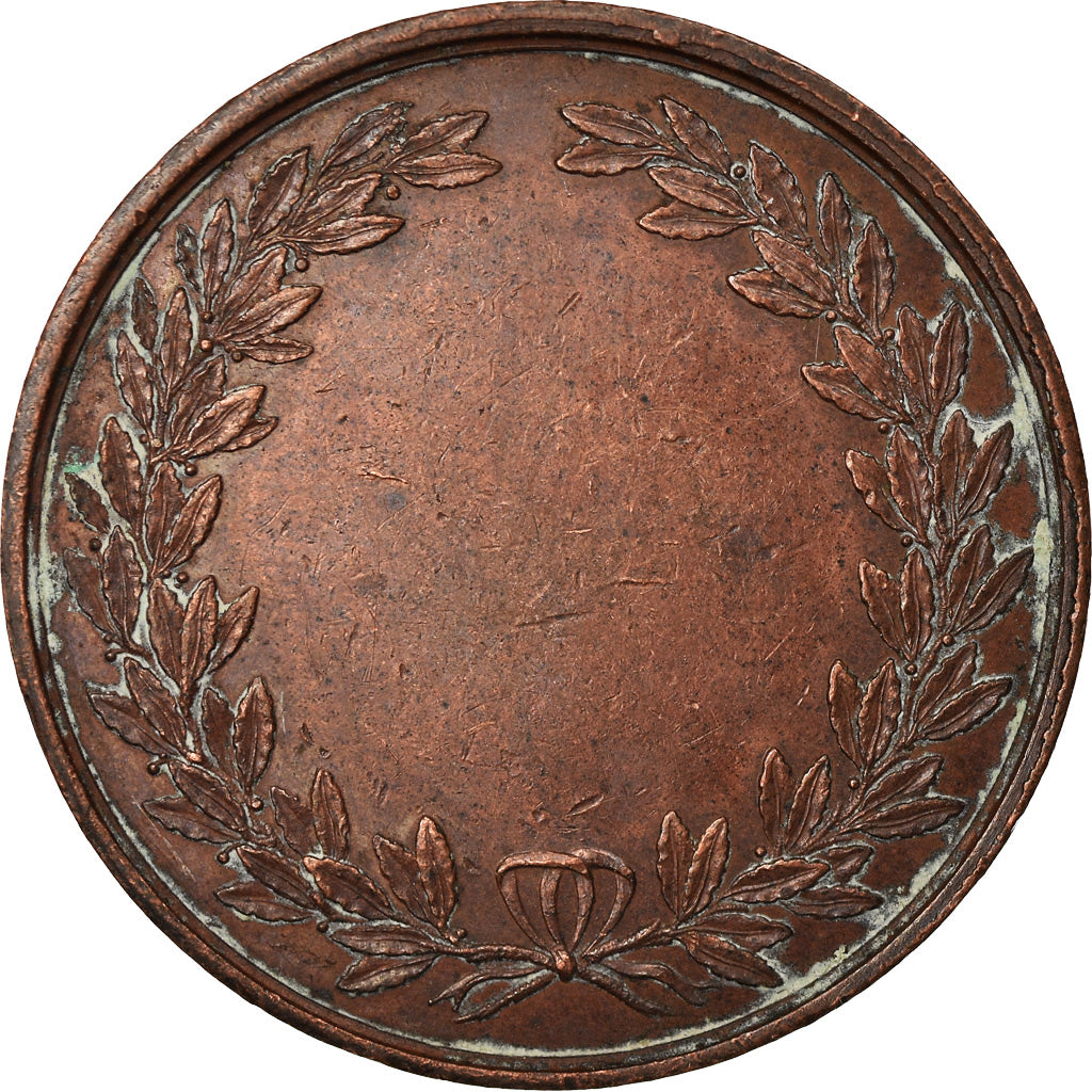 France, Medal, Charles X, History, Gayrard, AU(50-53), Copper