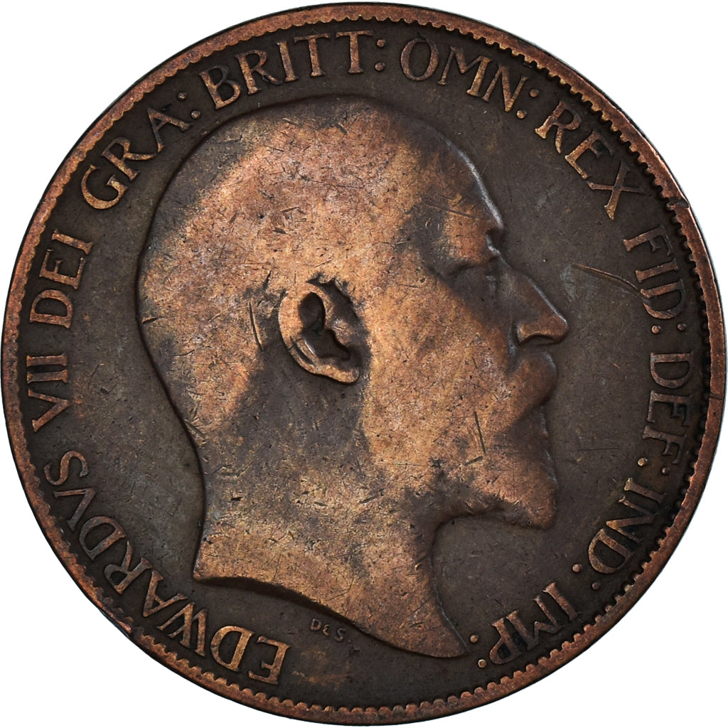 Moneta, Wielka Brytania, 1/2 Penny, 1905