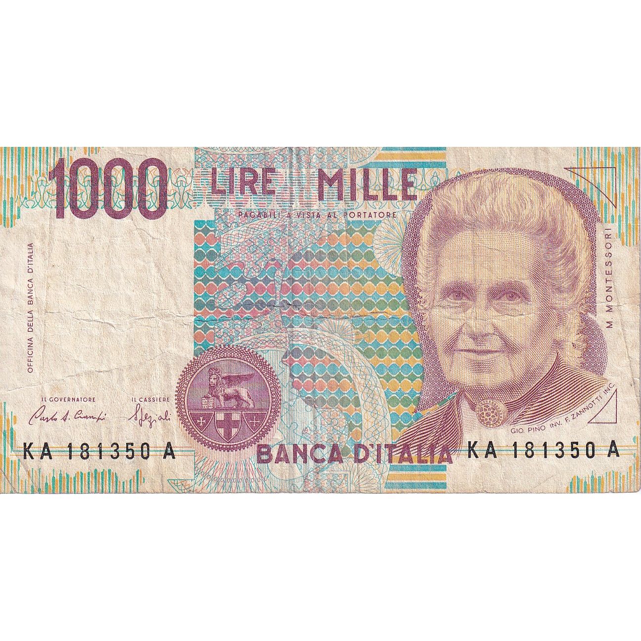 Italie, 1000 Lire, 1990, 1990-10-03, KM:114a, TB