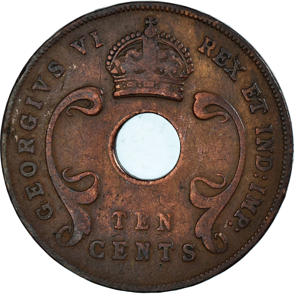 Coin, EAST AFRICA, 10 Cents, 1941