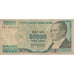 Turkey, 50,000 Lira, KM:204, VG(8-10)
