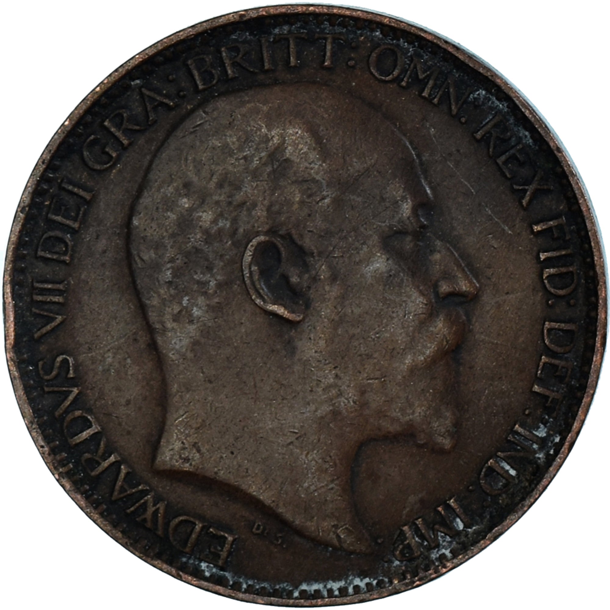 Monnaie, Grande-Bretagne, Farthing, 1907