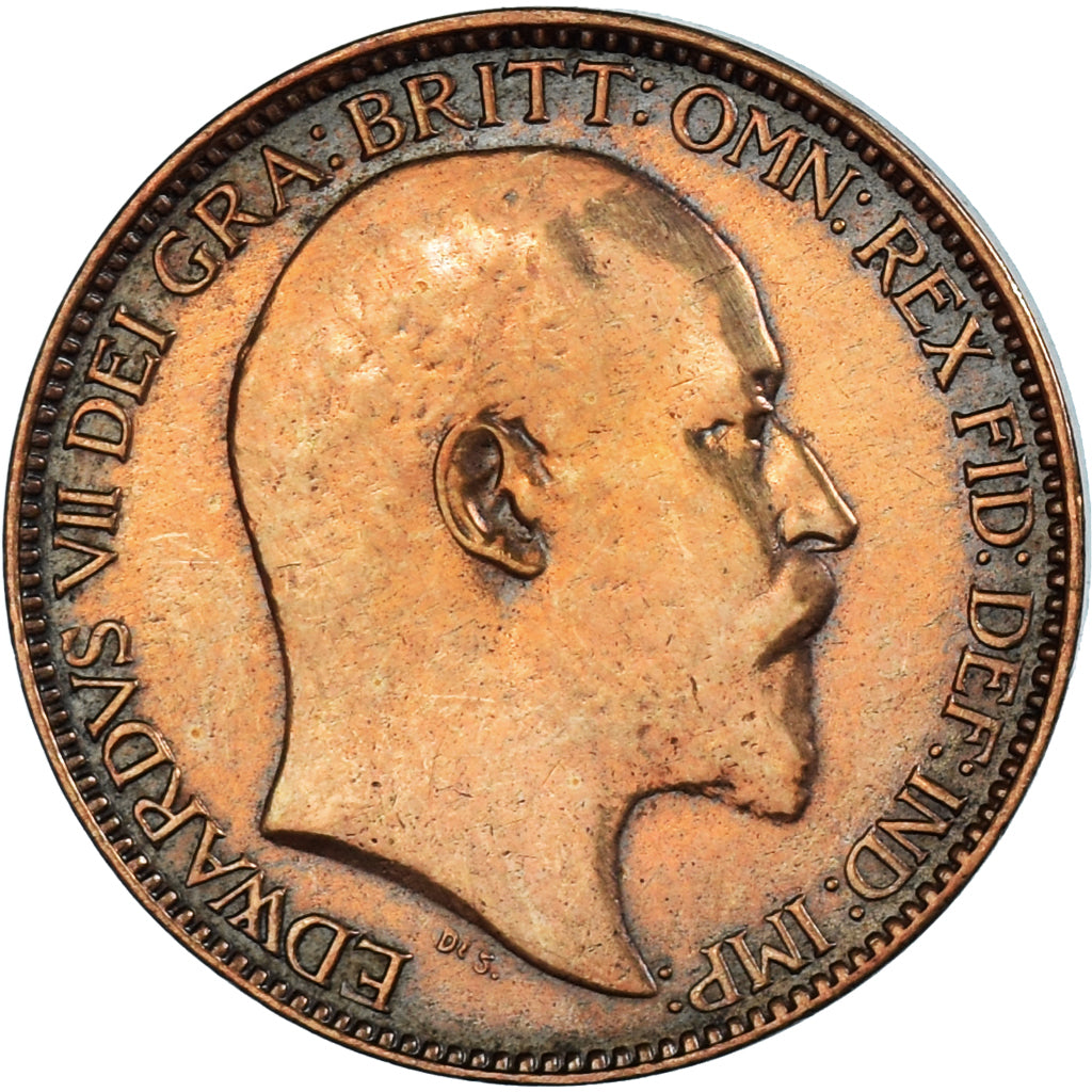 Münze, Großbritannien, Farthing, 1902