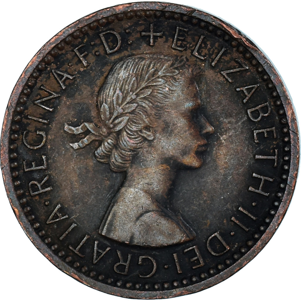 Münze, Großbritannien, Farthing, 1955