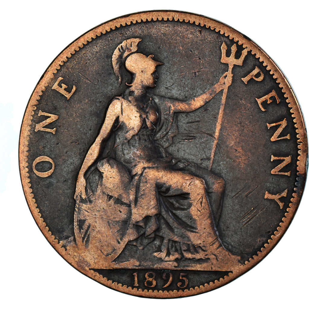 Moeda, Grã-Bretanha, Penny, 1895