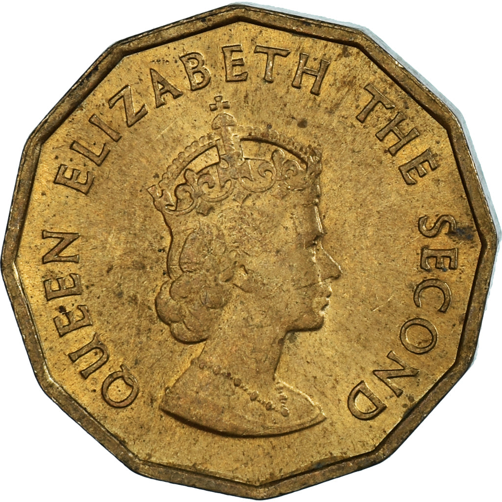 Coin, Jersey, 1/4 Shilling, 3 Pence, 1966