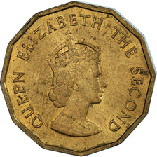 Coin, Jersey, 1/4 Shilling, 3 Pence, 1966