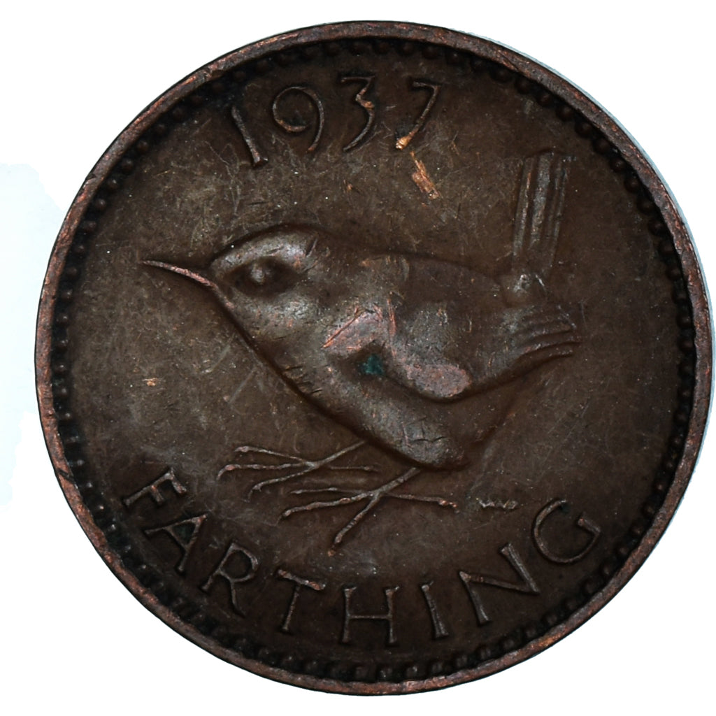 Moeda, Grã-Bretanha, Farthing, 1937