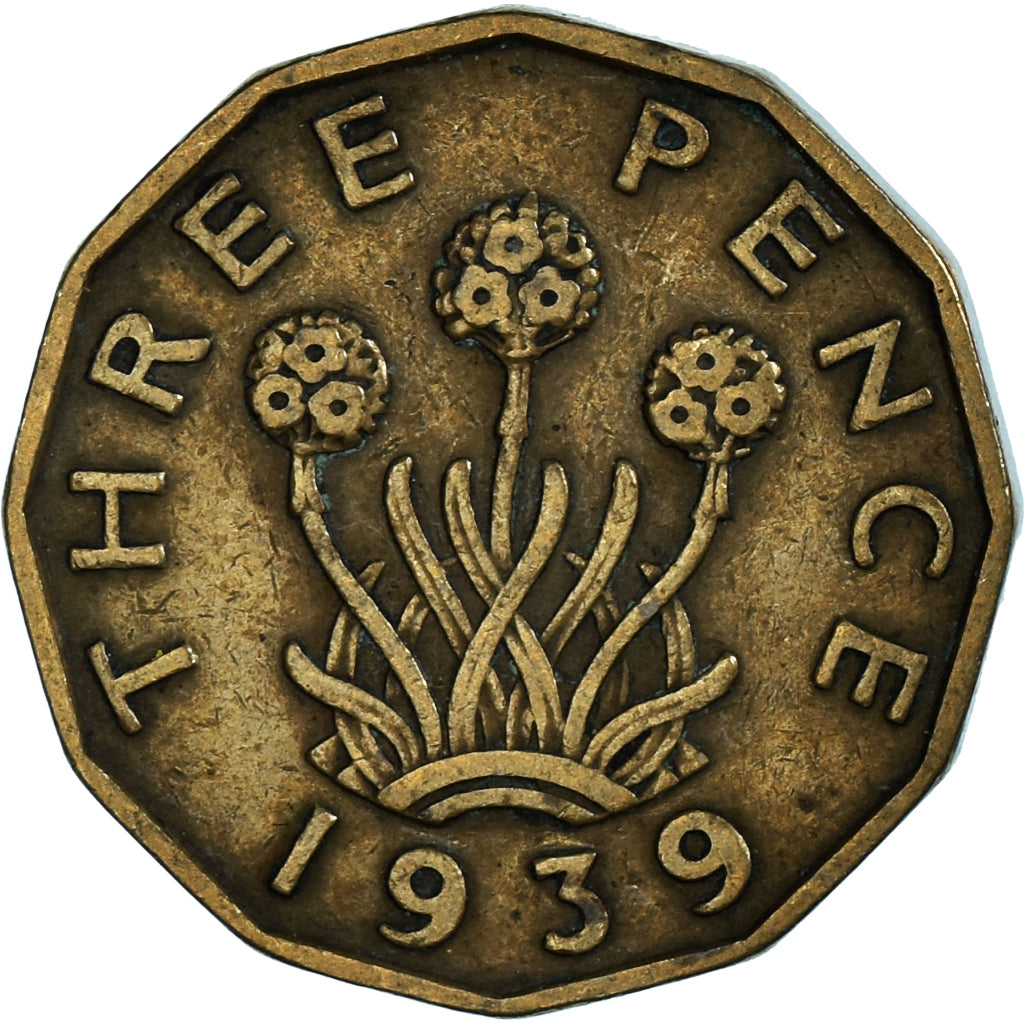 Moneta, Gran Bretagna, 3 Pence, 1939