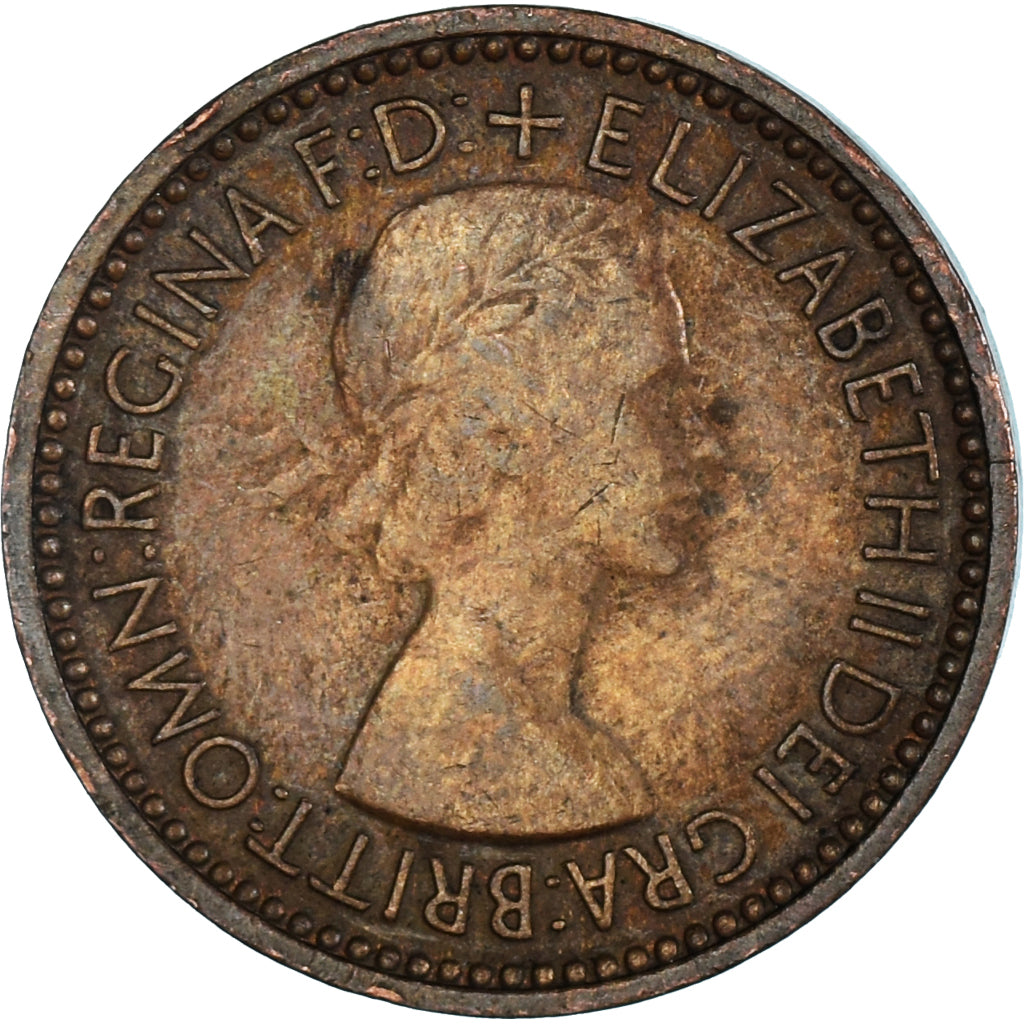 Münze, Großbritannien, Farthing, 1953