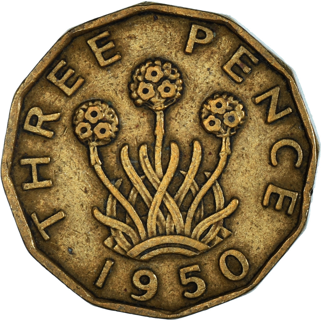 Moneta, Wielka Brytania, 3 Pence, 1950