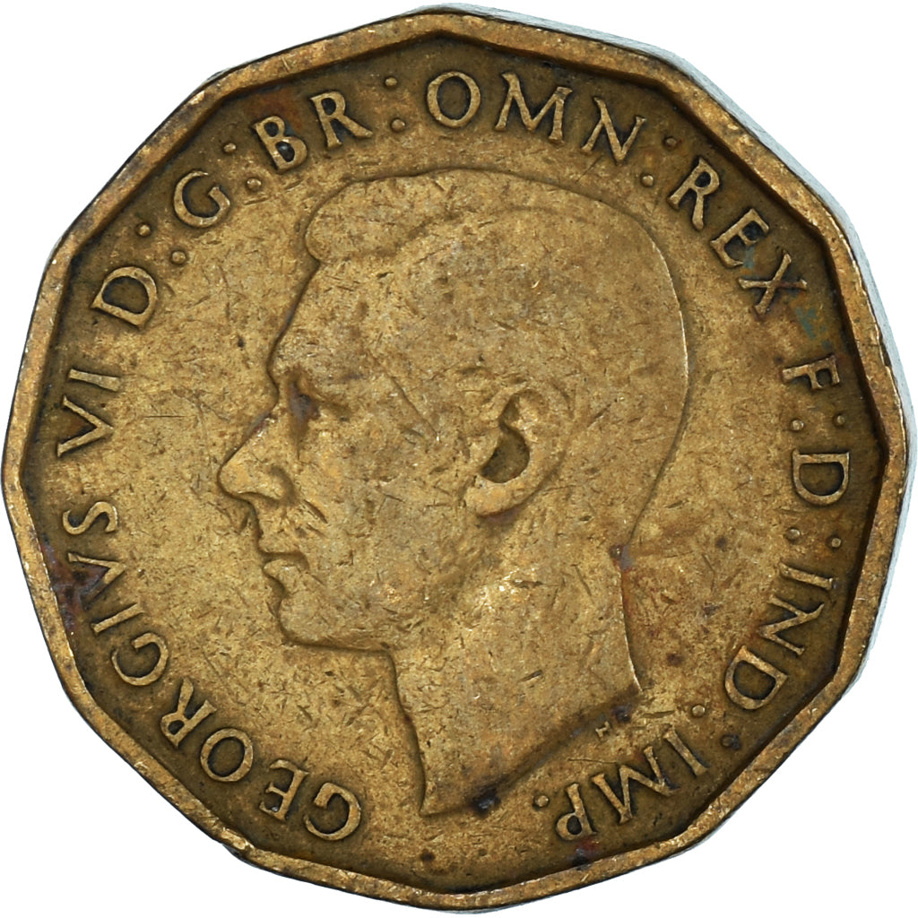 Monnaie, Grande-Bretagne, 3 Pence, 1948