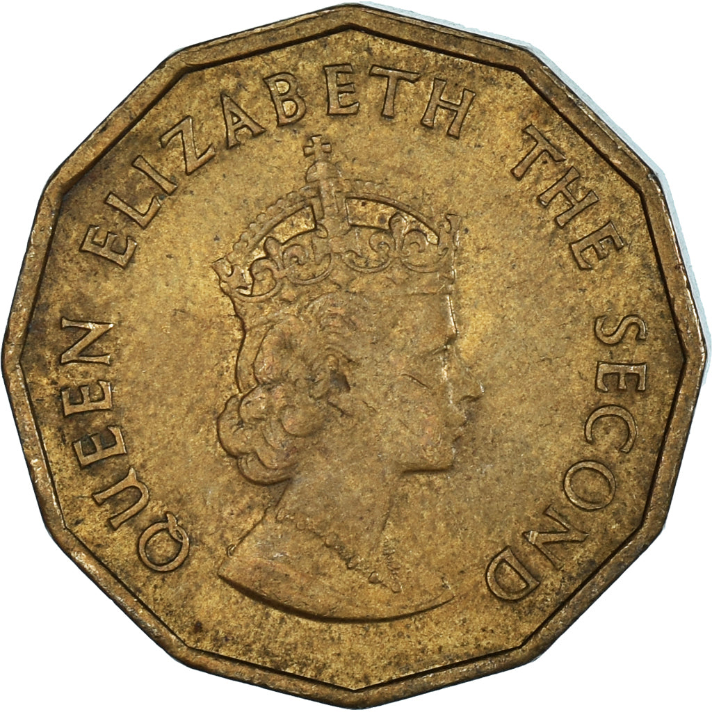 Monnaie, Jersey, 1/4 Shilling, 3 Pence, 1966