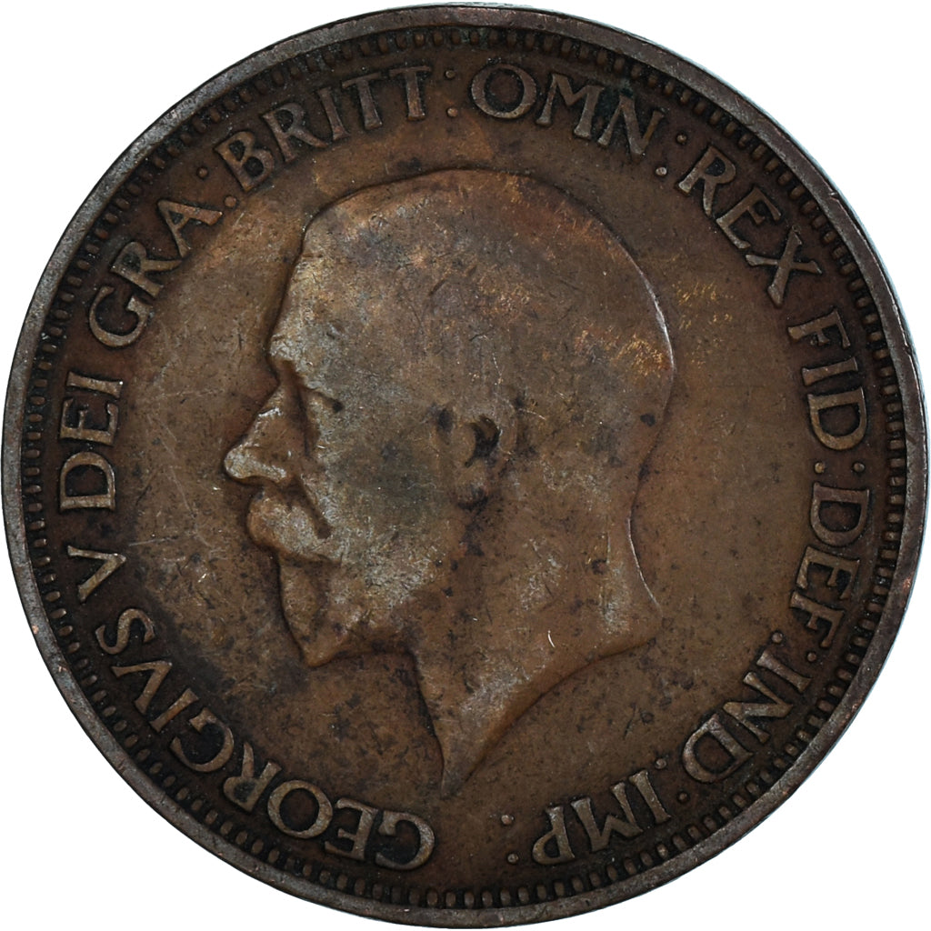 Moneda, Gran Bretaña, 1/2 Penny, 1933