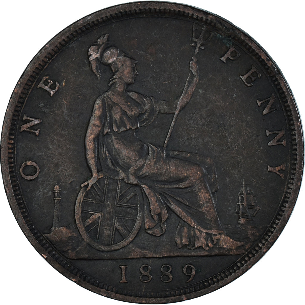 Münze, Großbritannien, Penny, 1889