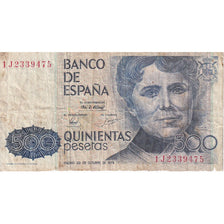 Espagne, 500 Pesetas, 1979, 1979-10-23, KM:157, TB