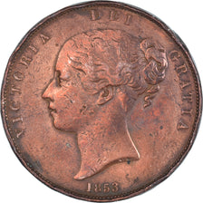 Monnaie, Grande-Bretagne, Farthing, 1853