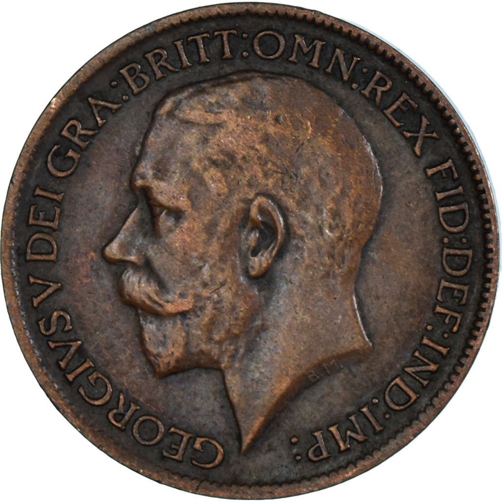 Moneta, Wielka Brytania, Farthing, 1914
