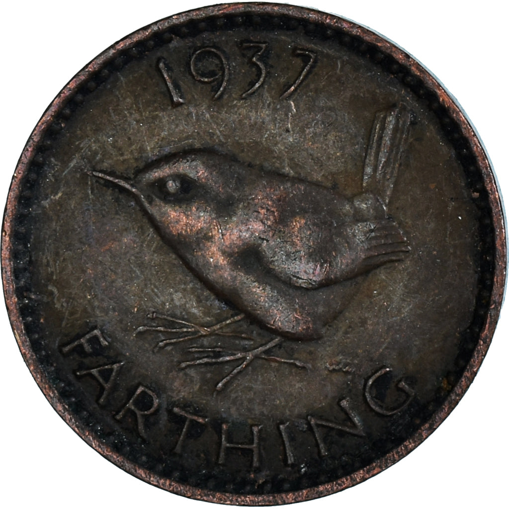 Monnaie, Grande-Bretagne, Farthing, 1937