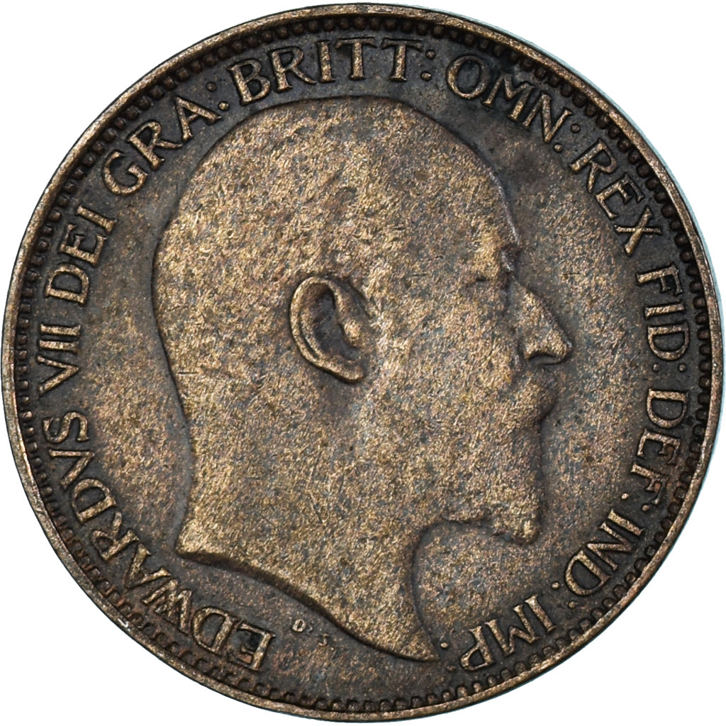 Coin, Great Britain, Farthing, 1907