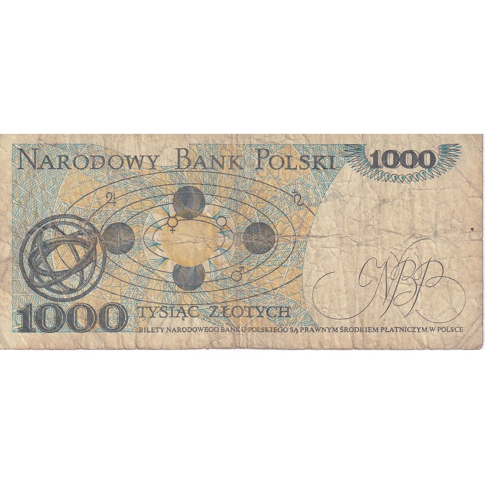 Polska, 1000 Zlotych, 1982, 1982-06-01, KM:146c, VF(20-25)