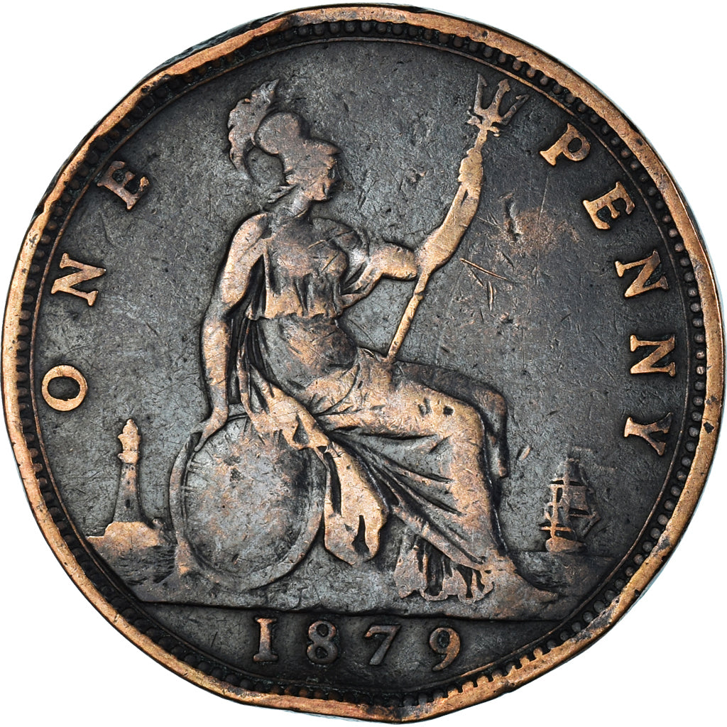 Coin, Great Britain, Penny, 1879