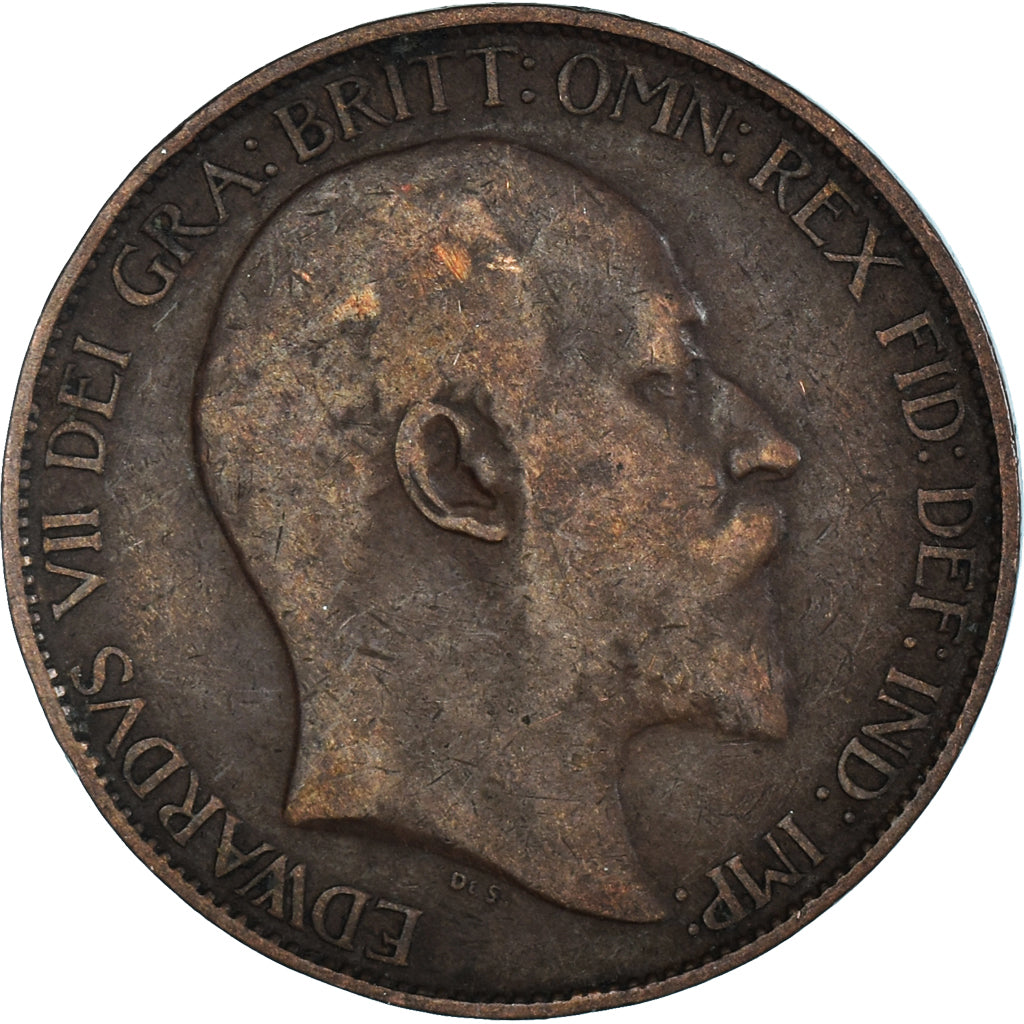 Monnaie, Grande-Bretagne, 1/2 Penny, 1909