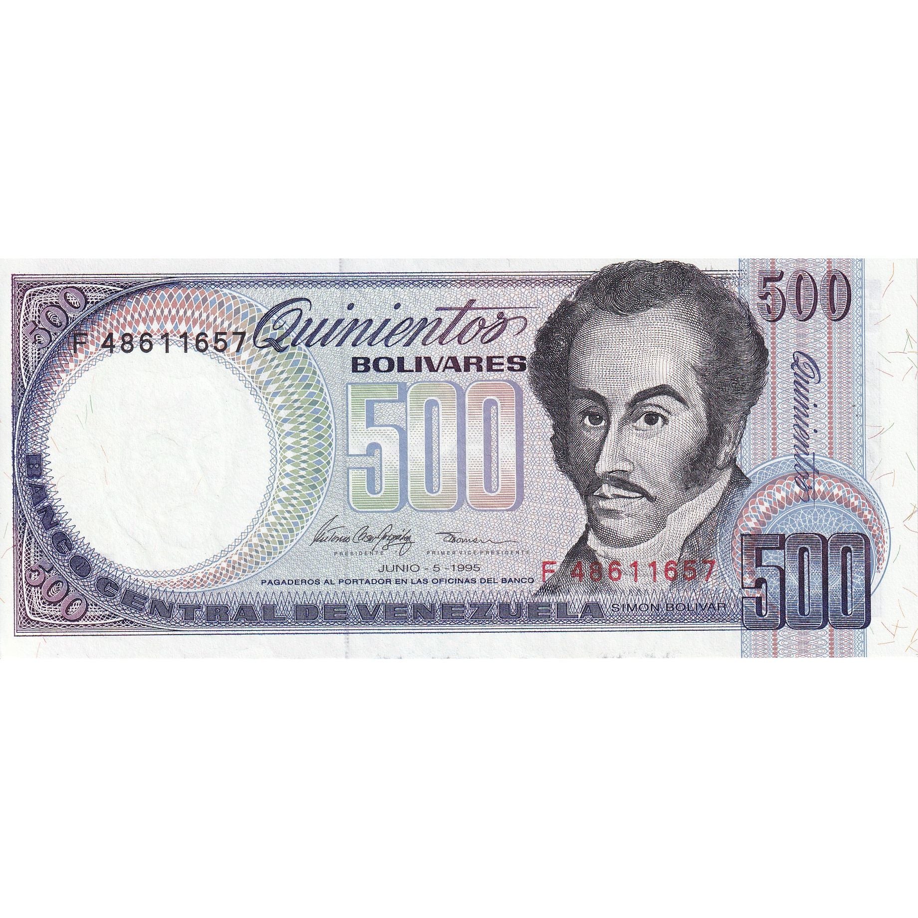 Venezuela, 500 Bolivares, 1995, 1995-06-05, KM:67d, UNC(65-70)