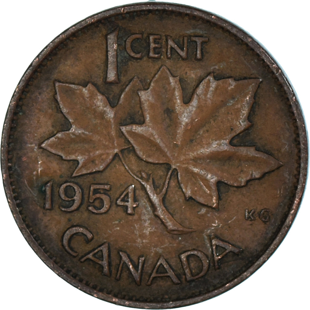 Münze, Kanada, Cent, 1954