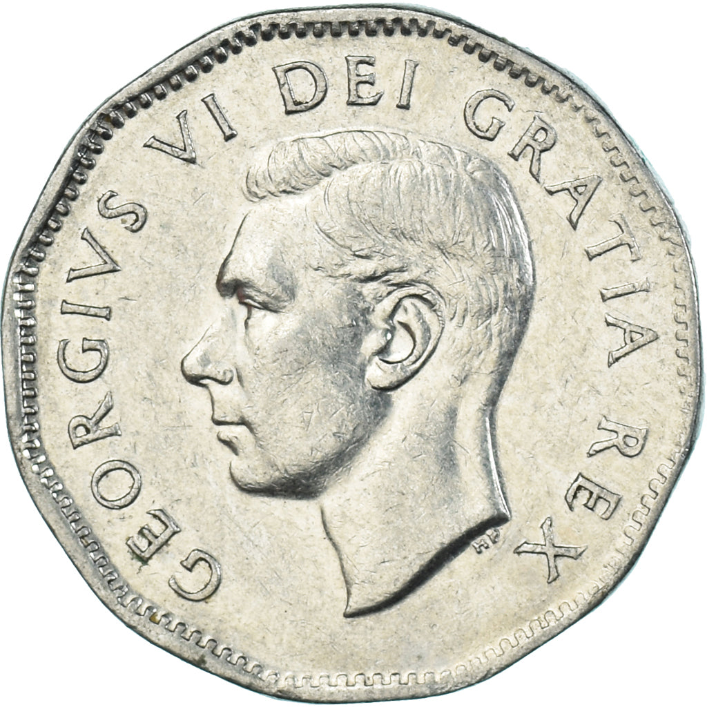 Coin, Canada, 5 Cents, 1951