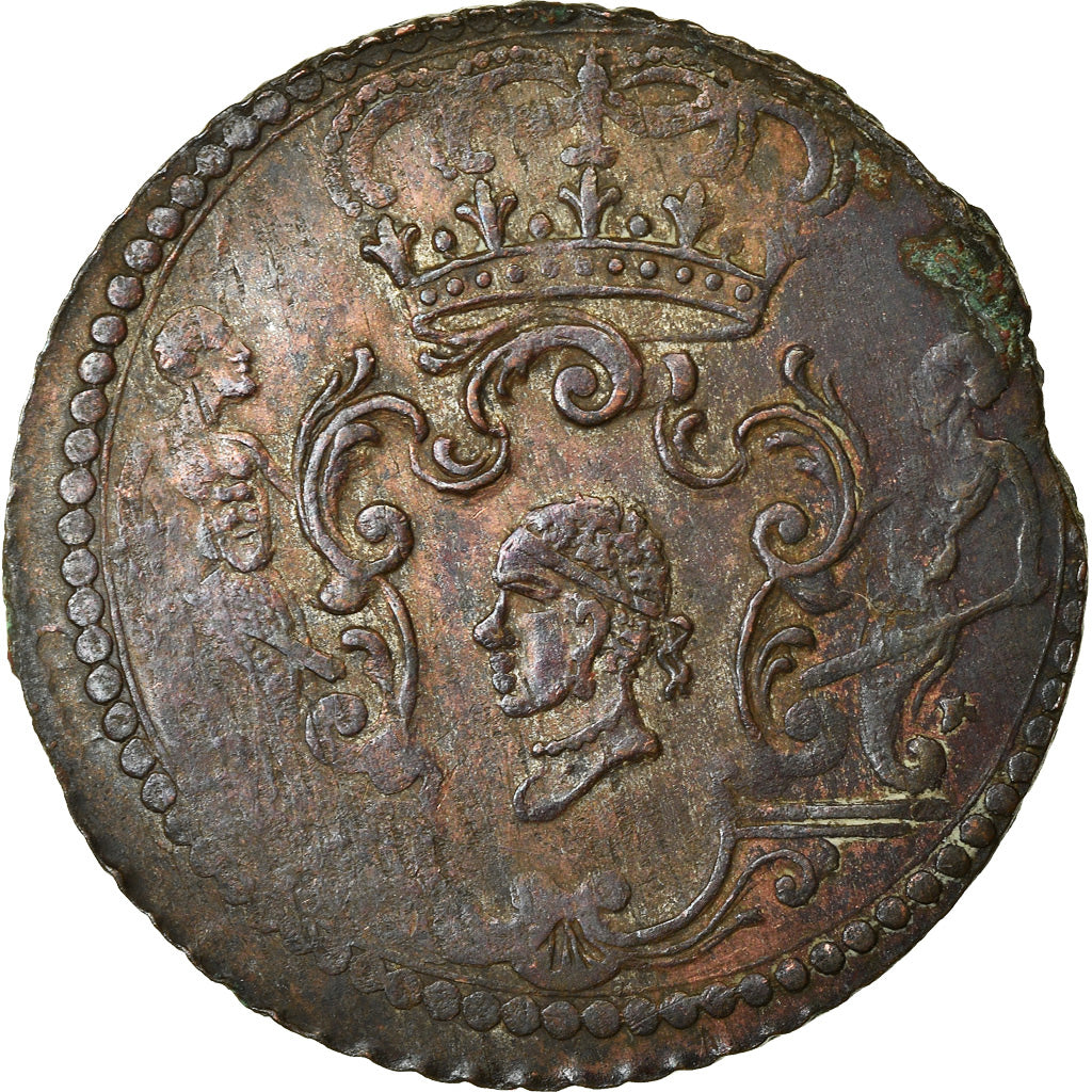 Coin, ITALIAN STATES, CORSICA, General Pasquale Paoli, 4 Soldi, 1767, Murato