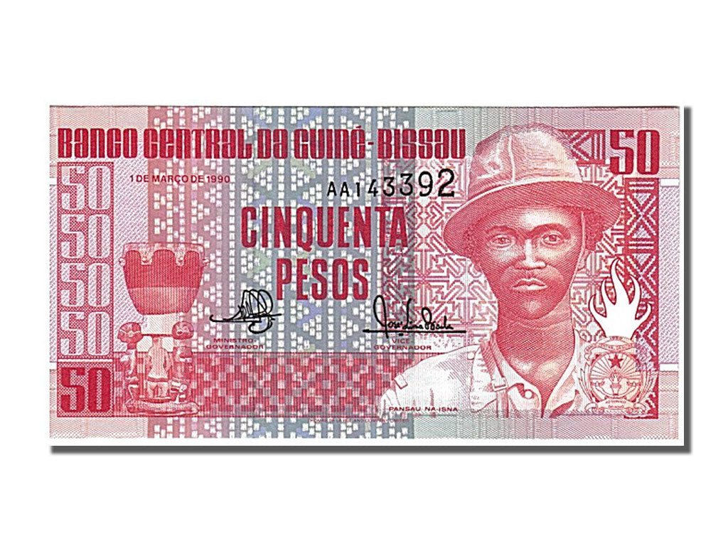 Banknote, Guinea-Bissau, 50 Pesos, 1990, 1990-03-01, UNC(65-70)