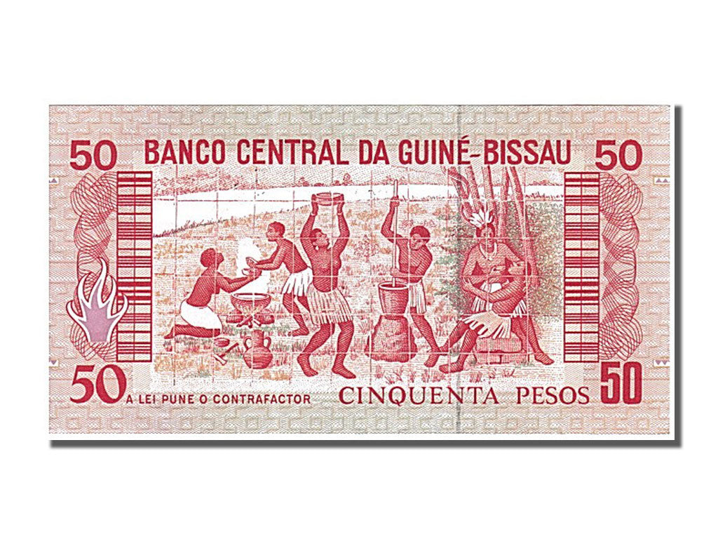 Banknote, Guinea-Bissau, 50 Pesos, 1990, 1990-03-01, UNC(65-70)