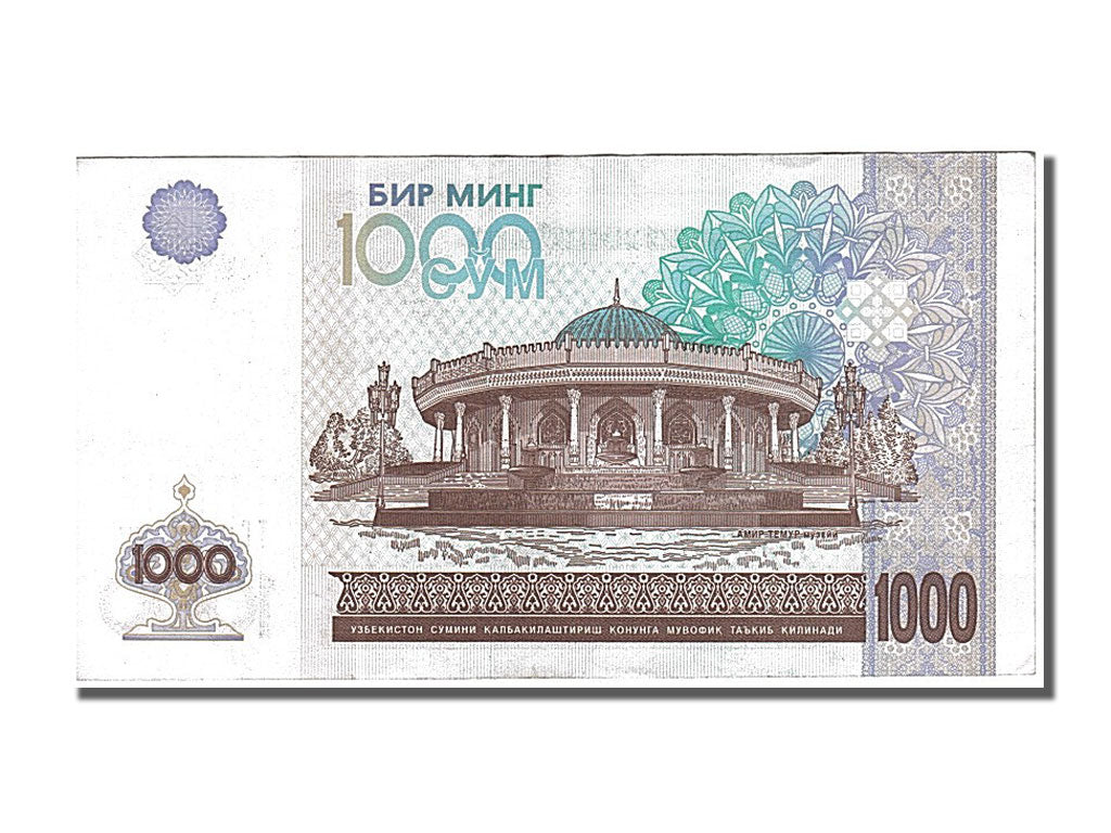Billet, Uzbekistan, 1000 Sum, 2001, SPL