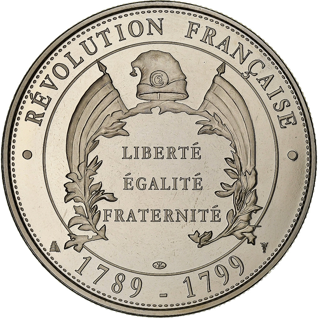 Francia, medaglia, Révolution Française, Prise de la Bastille, Rame-nichel