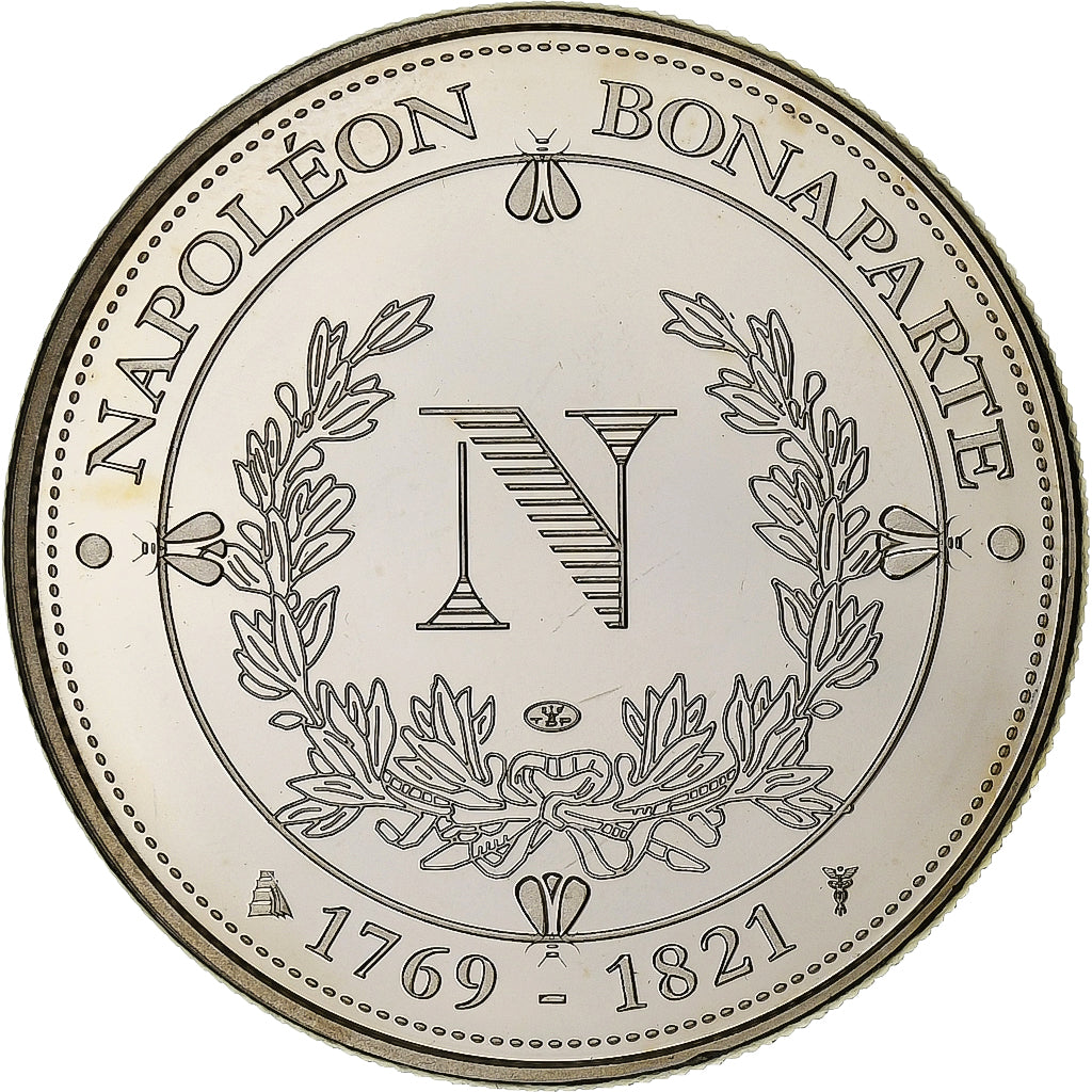 France, Médaille, Napoléon à Sainte-Hélène, Cupro-nickel, FDC