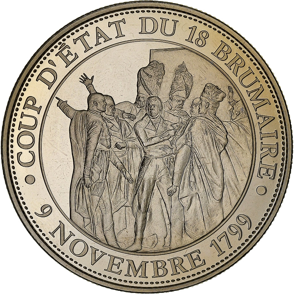 Francja, medal, Napoléon Ier, Coup d'Etat du 18 Brumaire, Miedzionikiel