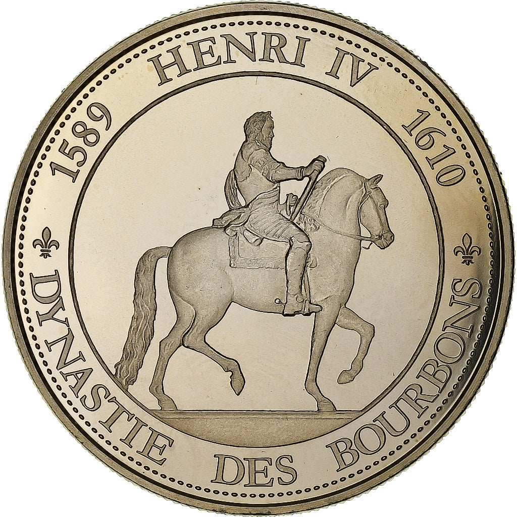 Francia, medaglia, Henri IV, Dynastie des Bourbons, Rame-nichel, FDC