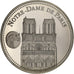 Francia, medaglia, Cathédrale Notre-Dame de Paris, Rame-nichel, FDC