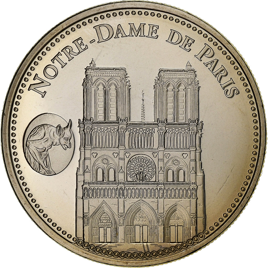 France, Medal, Cathédrale Notre-Dame de Paris, Copper-nickel, MS(65-70)