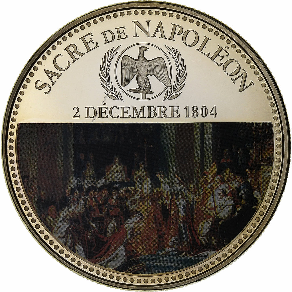 Frankreich, Medaille, Le sacre de Napoléon Ier par Pie VII, Kupfer-Nickel, STGL