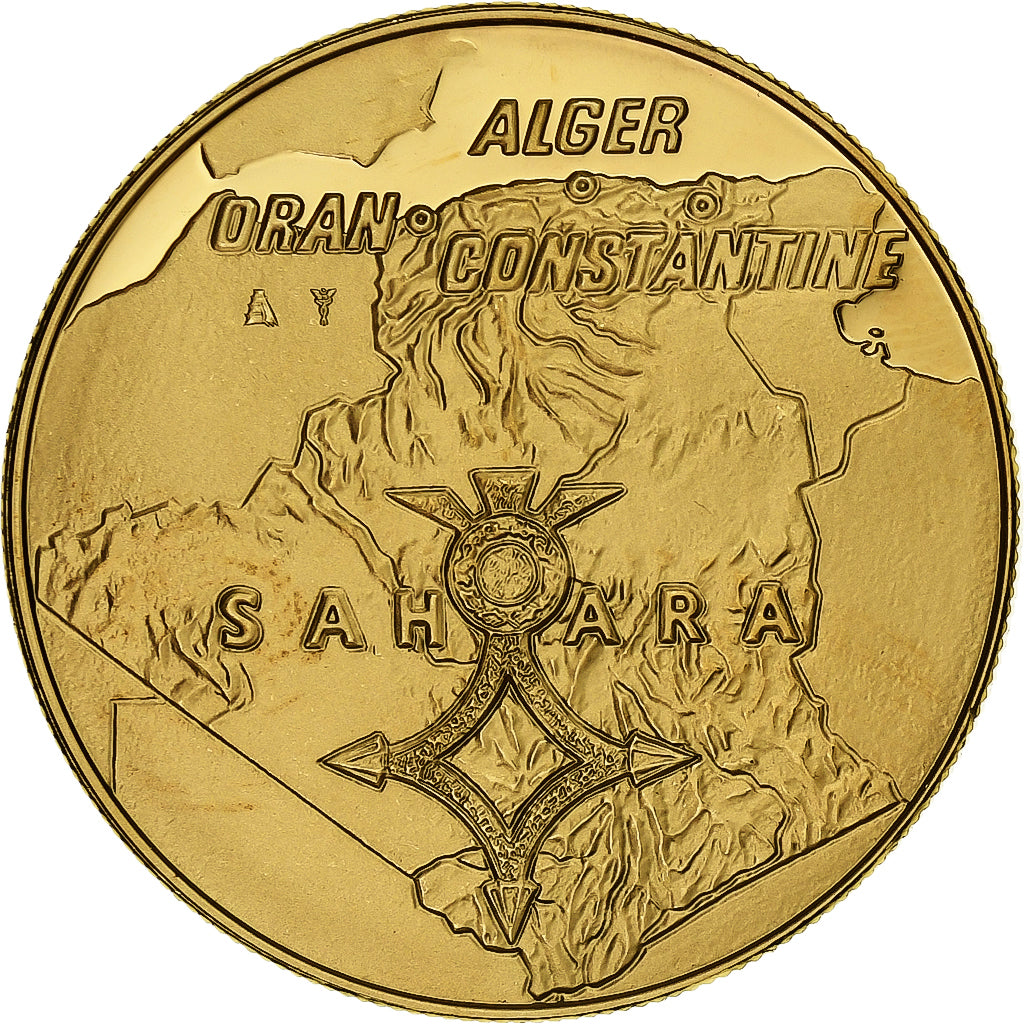Francia, medaglia, Guerre d'Algérie, Opérations Pierres Précieuses, Doratura