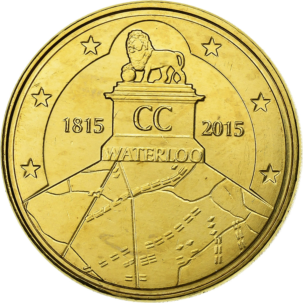 Belgique, 2-1/2 Euro, Bataille de Waterloo, 2015, Laiton, FDC