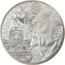 France, 10 Euro, Jacques Chirac, 2020, Silver, MS(63)