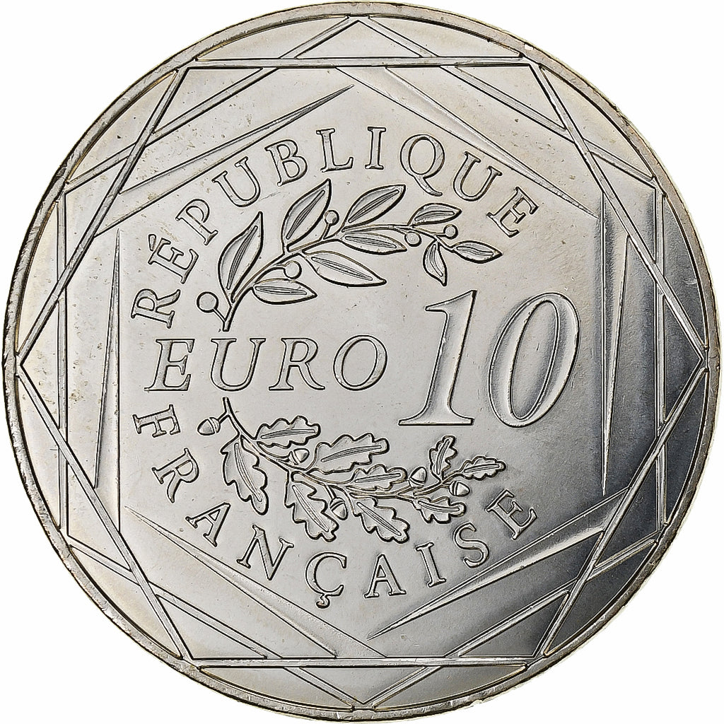 France, 10 Euro, Jacques Chirac, 2020, Silver, MS(63)