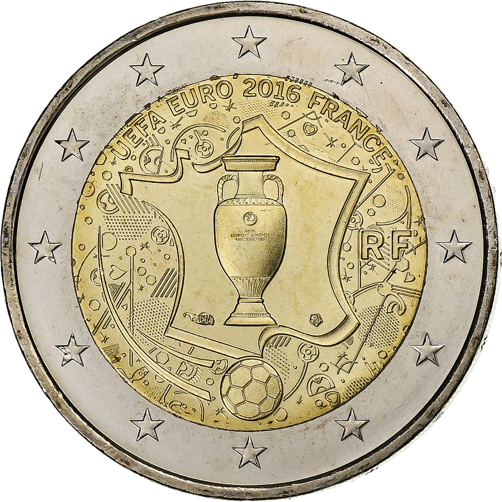 France, 2 Euro, 2016, Paris, Bimétallique, SPL, Gadoury:23