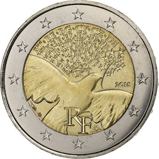 France, 2 Euro, La Paix, 2015, Paris, Bi-Metallic, MS(64)